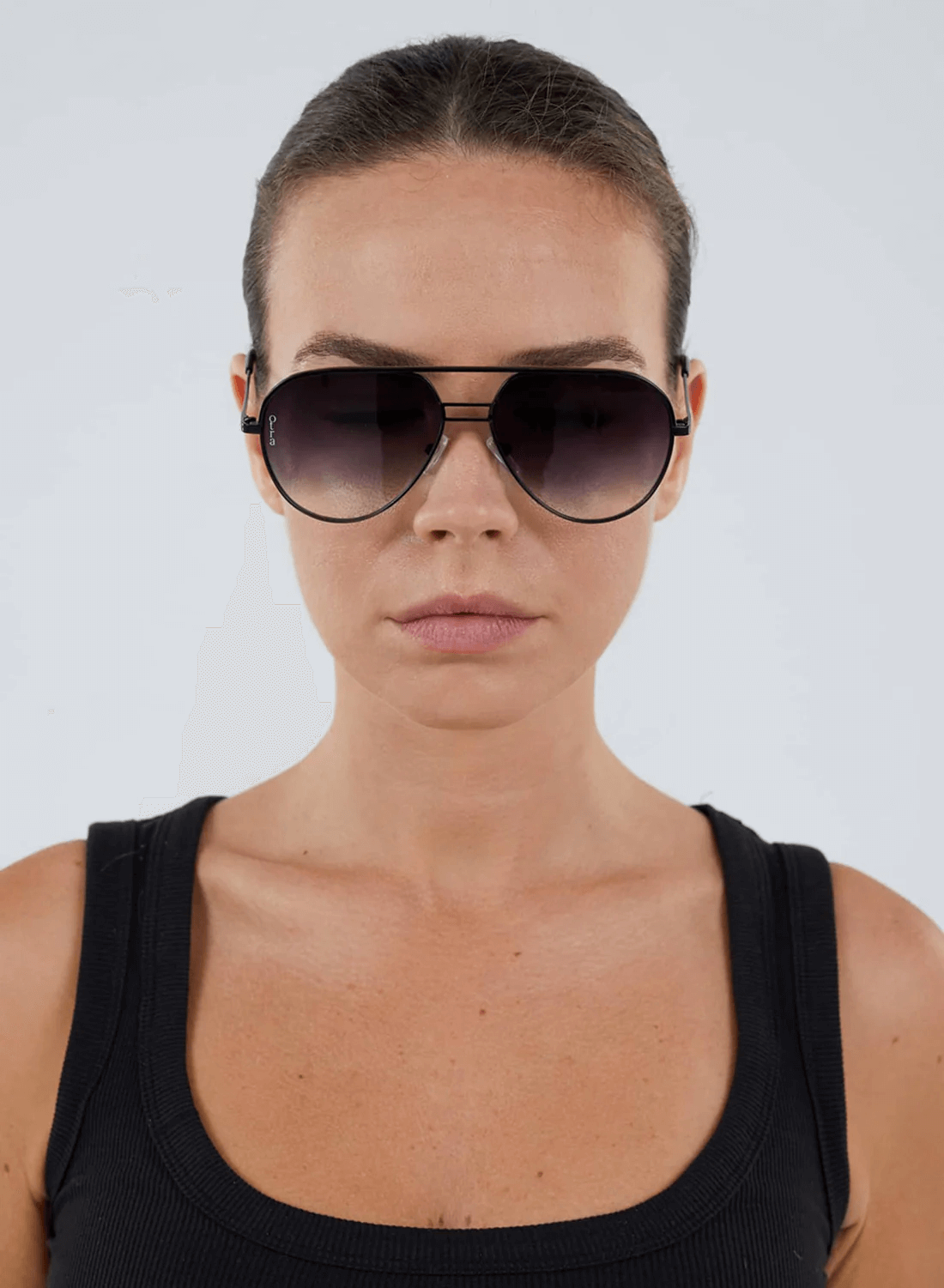 Otra Transit Small Black Sunglasses Andrea Biani